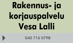 Rakennus- ja korjauspalvelu Vesa Lalli logo
